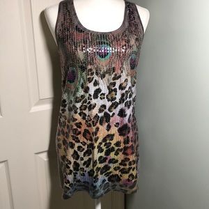 TYPE Z FUN FESTIVE MINI DRESS/TUNIC EUC